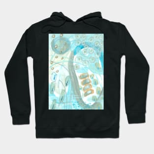 Art Acrylic artwork abstract painting Hoodie